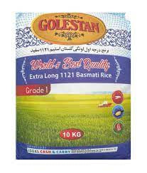 Golestan - 10kg Extra Long 1121 Basmati Rice