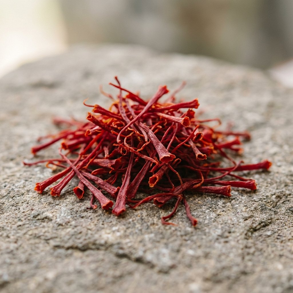 Comparing genuine and fake saffron thread texture